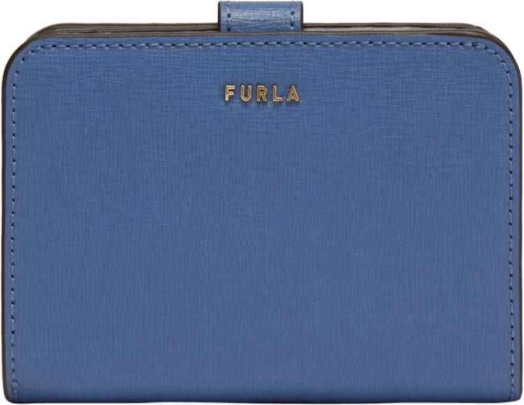 Furla Babylon compacte portemonnee , Blauw, Dames