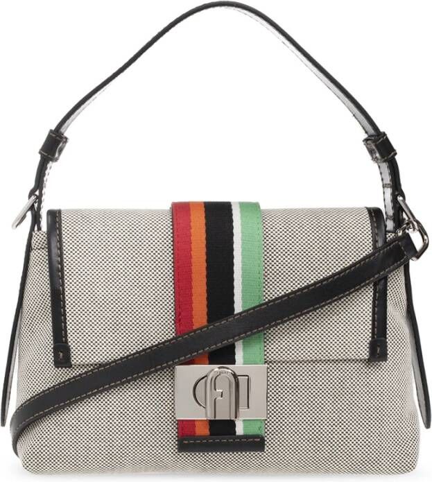 Furla Charlotte schoudertas , Grijs, Dames