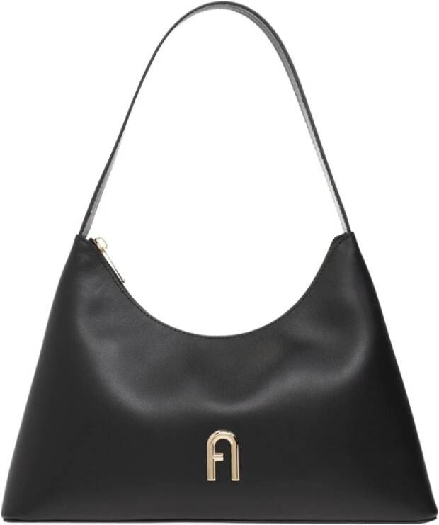 Furla Diamante Shoulder Bag S , Zwart, Dames