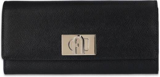 Furla 1927 Continental Wallet Xl , Zwart, Dames