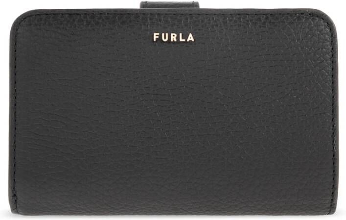 Furla Ritsportemonnees Babylon M Compact Wallet Zwart