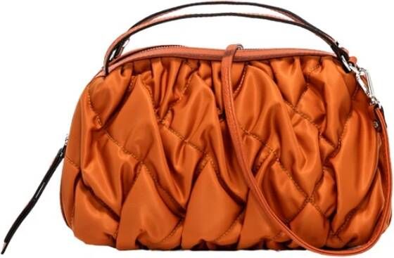 Gianni Chiarini Leer en stoftas , Oranje, Dames