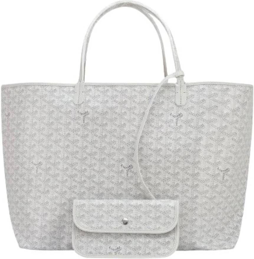 Goyard Vintage Voldoende canvas bakken , Grijs, Dames