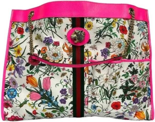 Gucci Vintage Pre eigendom canvas gucci bags , Roze, Dames