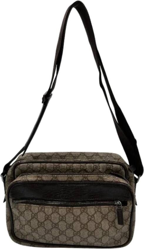 Gucci Vintage Pre owned Canvas gucci bags , Bruin, Unisex