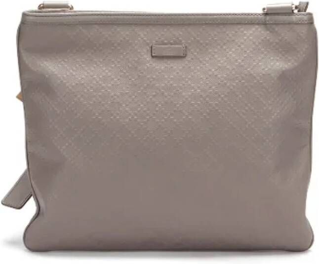 Gucci Vintage Pre owned Canvas gucci bags , Grijs, Dames