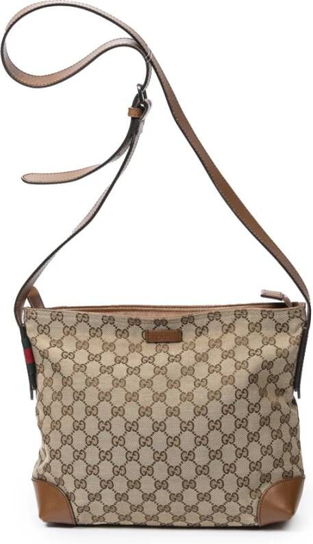 Gucci Vintage Pre owned Cross Body Bags , Beige, Dames