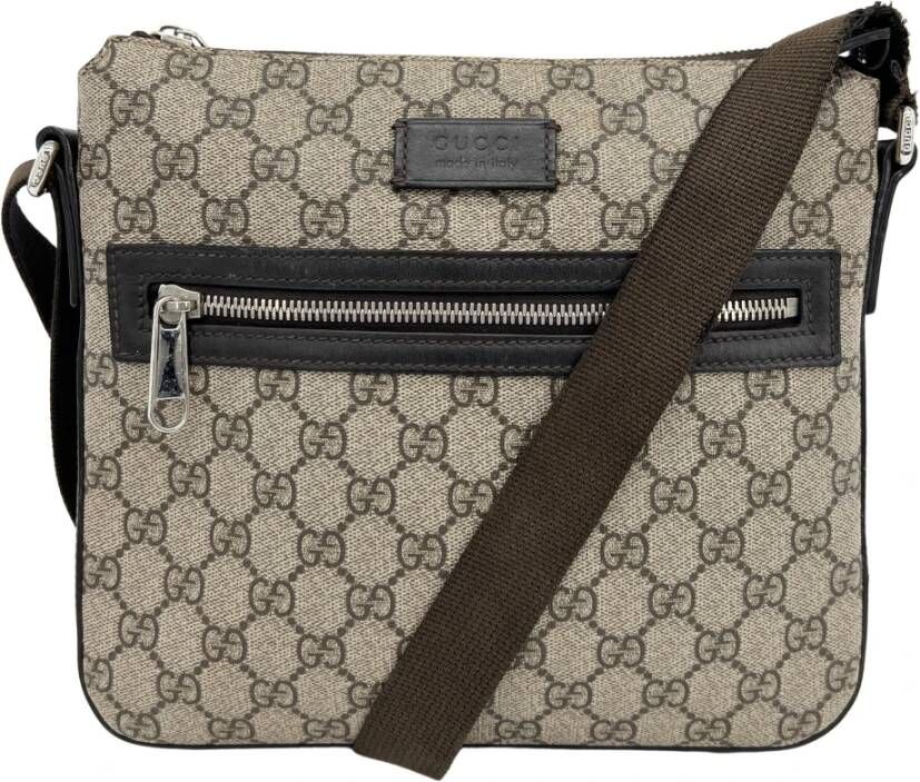 Gucci Vintage Pre owned Cross Body Bags , Bruin, Dames