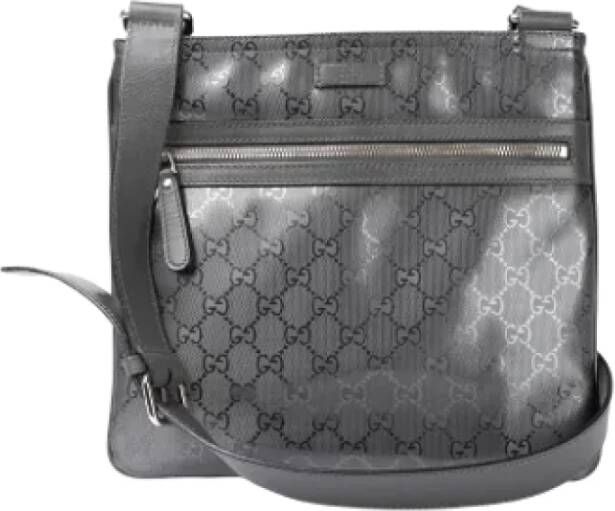 Gucci Vintage Pre owned Leather crossbody bags , Grijs, Dames