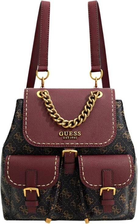 Guess Rugzak , Bruin, Dames