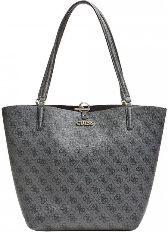 Guess Shopper Bag With 4G Logo Alba , Grijs, Dames
