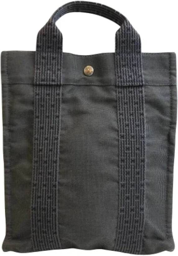 Hermès Vintage Pre owned Canvas backpacks , Grijs, Dames