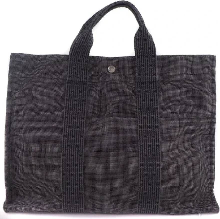 Hermès Vintage Pre owned Canvas handbags , Grijs, Dames