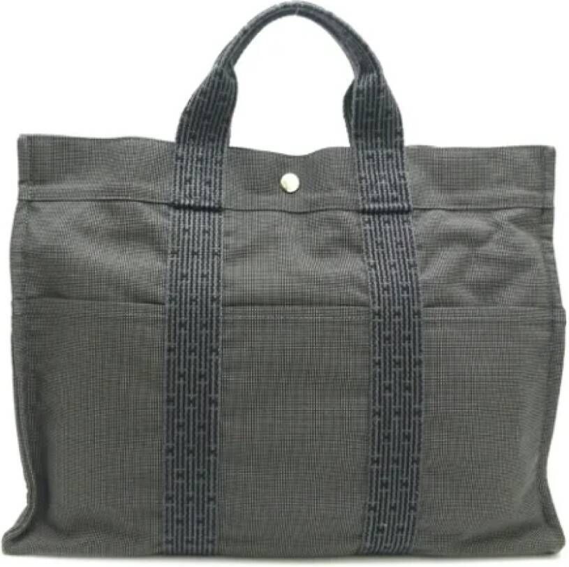 Hermès Vintage Pre owned Canvas handbags , Grijs, Dames