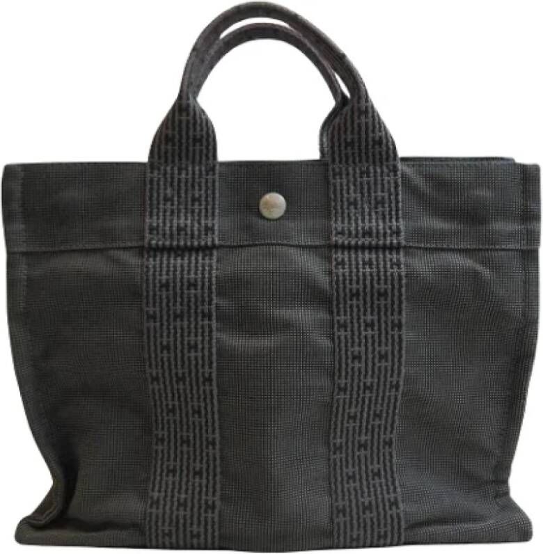 Hermès Vintage Pre owned Canvas handbags , Grijs, Dames