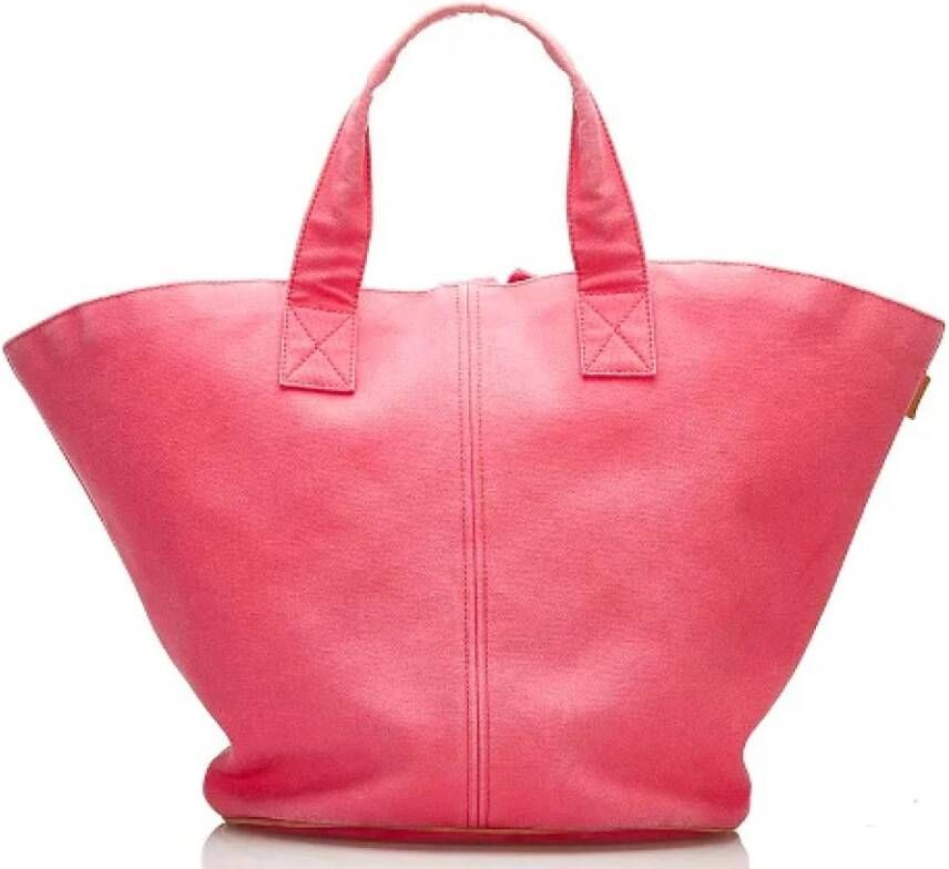 Hermès Vintage Pre owned Canvas handbags , Roze, Dames