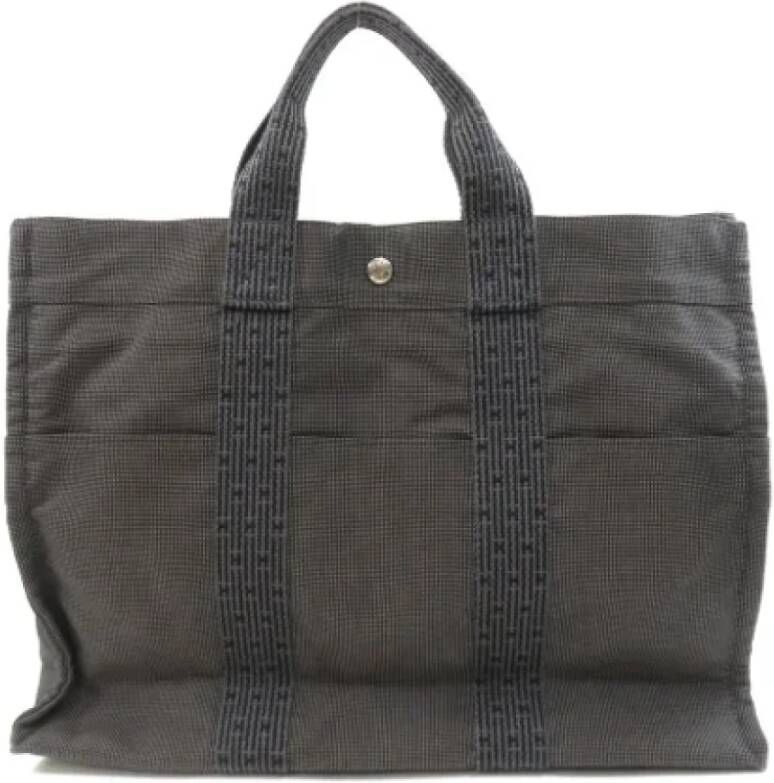 Hermès Vintage Pre owned Canvas totes , Grijs, Dames