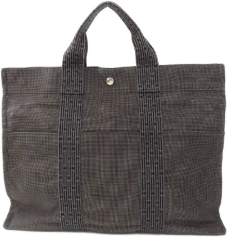 Hermès Vintage Pre owned Canvas totes , Grijs, Dames