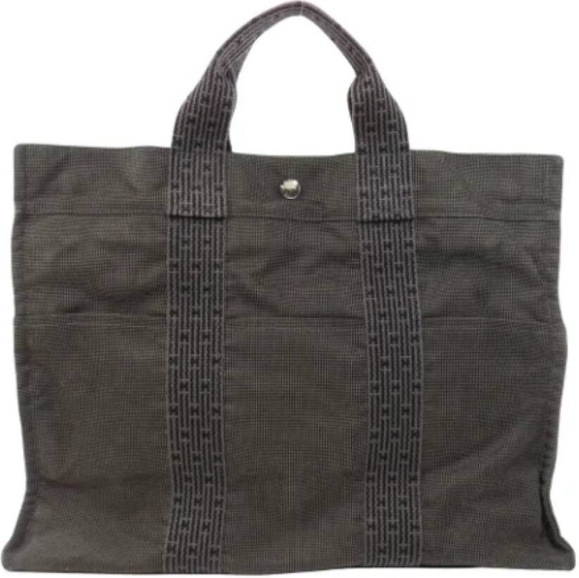 Hermès Vintage Pre owned Canvas totes , Grijs, Dames