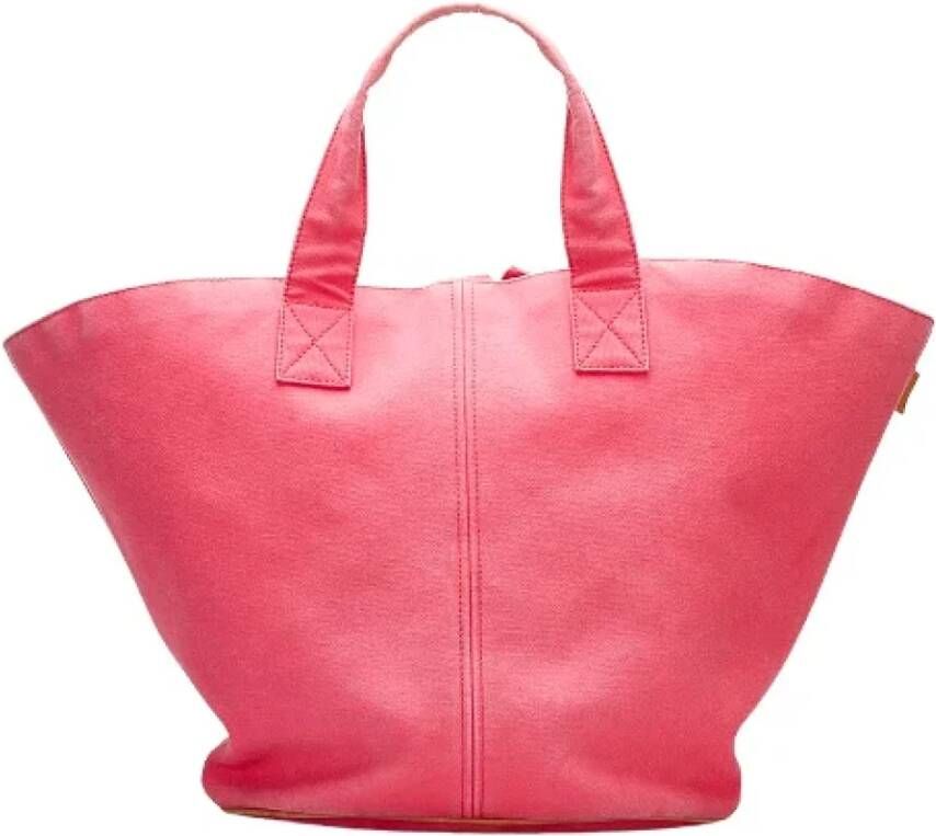 Hermès Vintage Pre owned Canvas totes , Roze, Dames