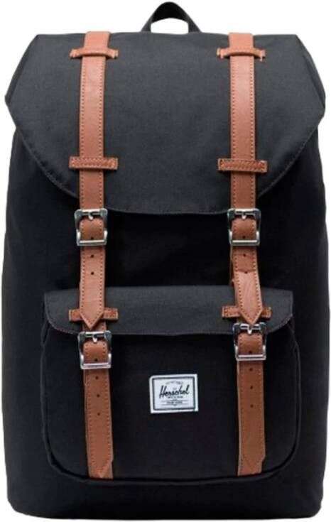 Herschel Supply Co. Schooltas Little America Mid Volume 13 Inch Zwart