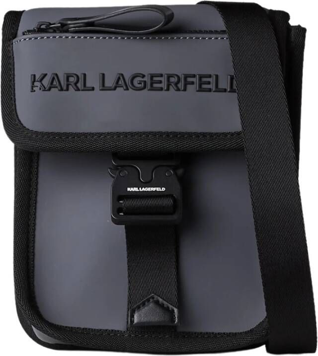 Karl Lagerfeld Crossbody K/Kover Small , Grijs, Heren