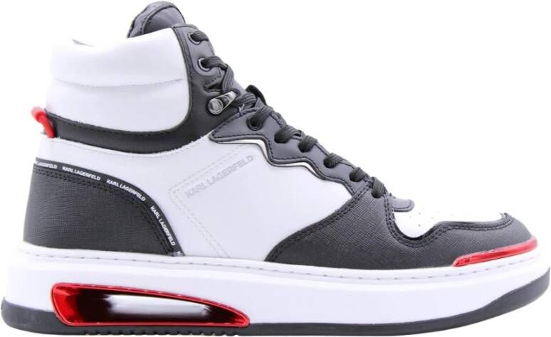 Karl Lagerfeld Elektro High Top Boots , Wit, Heren