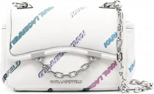 Karl Lagerfeld K/Sev Soft SP SM Print SB , Wit, Dames