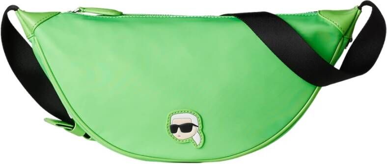 Karl Lagerfeld Shoulderbag Ikonik 2.0 Nylon Moon , Groen, Dames