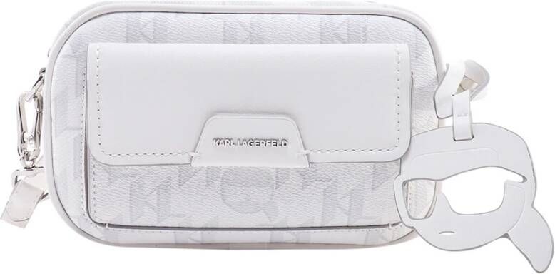 Karl Lagerfeld Women Bags Shoulder Bag White Ss23 , Wit, Dames