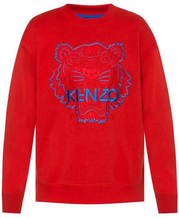KENZO Tiger sweater met logoborduring Tassenshoponline.nl Dames: kleding KENZO Paris Sweater Embroidery Tiger Head For