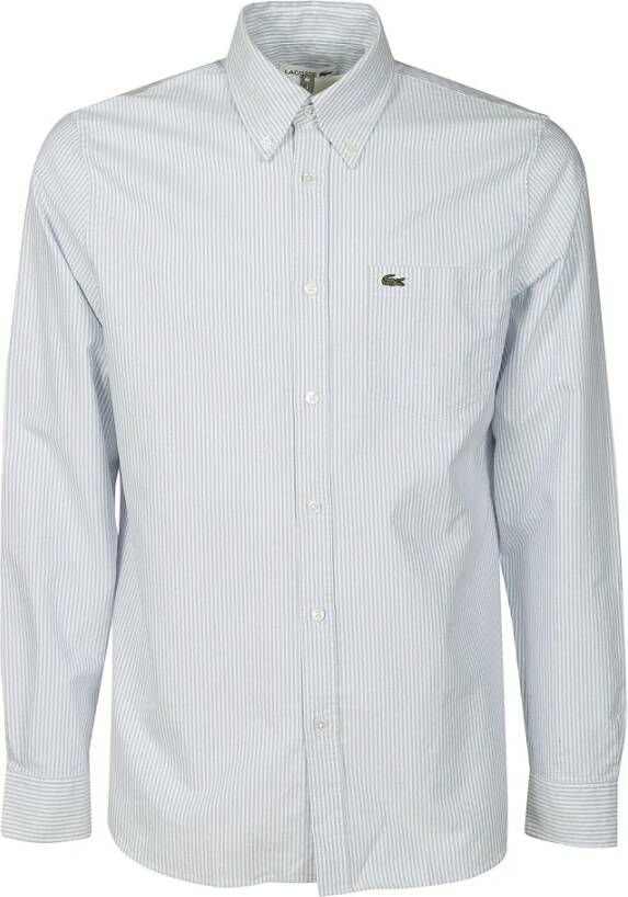 Lacoste Zakelijke Overhemden Wit Heren