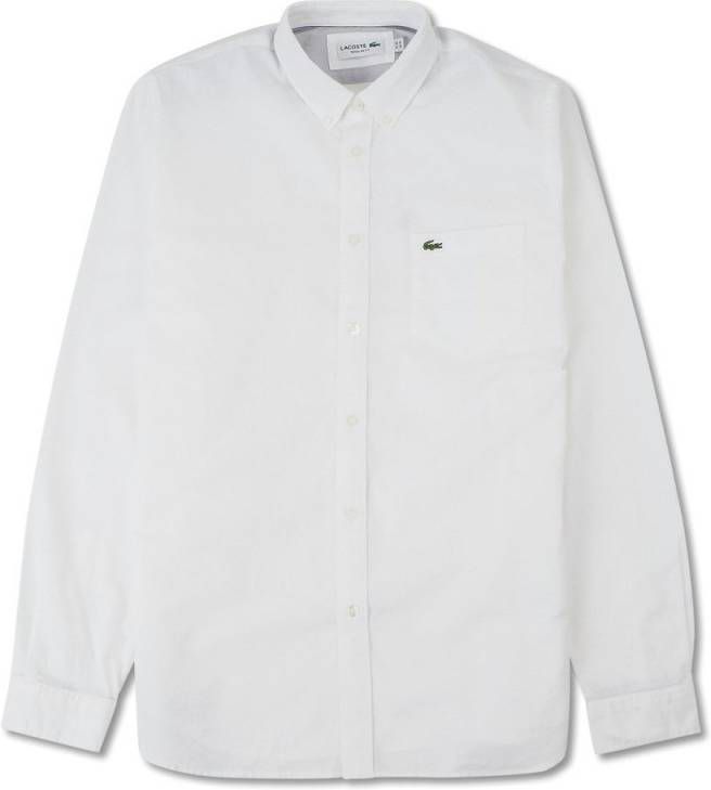 Lacoste Regular fit Oxford-katoenen overhemd voor heren