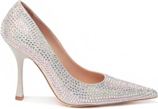 Liu Jo Gerechtschoenen met edelstenen , Grijs, Dames