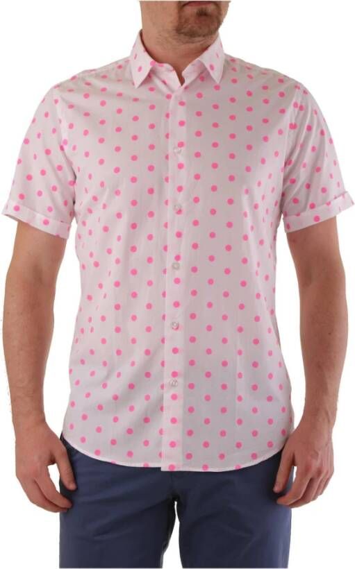 Liu Jo Korte mouwen Overhemden Roze Heren