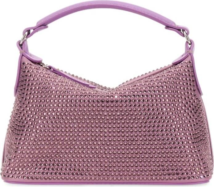 Liu Jo Rhinestones Shoulder BAG , Paars, Dames