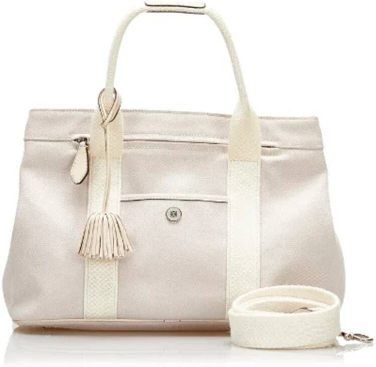 Handtassen voor het eigendom van canvas Loewe Pre owned, Beige, Dames