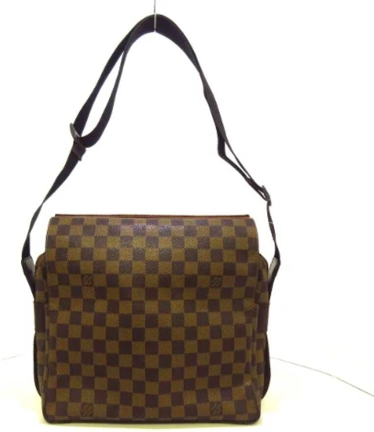 Pre owned Canvas louis vuitton bags , Bruin, Dames