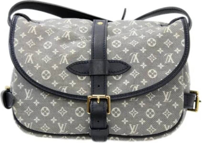 Pre owned Canvas louis vuitton bags , Grijs, Dames