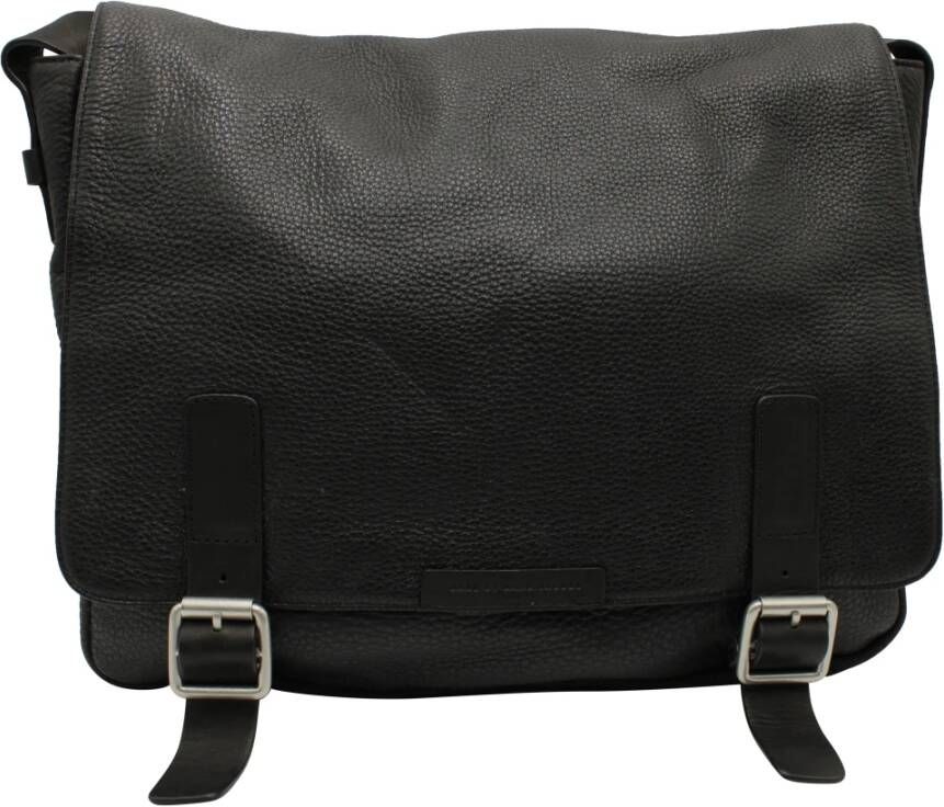 Marc Jacobs Messenger Bag In Black Leather Marc Jacobs Pre owned, Zwart, Heren