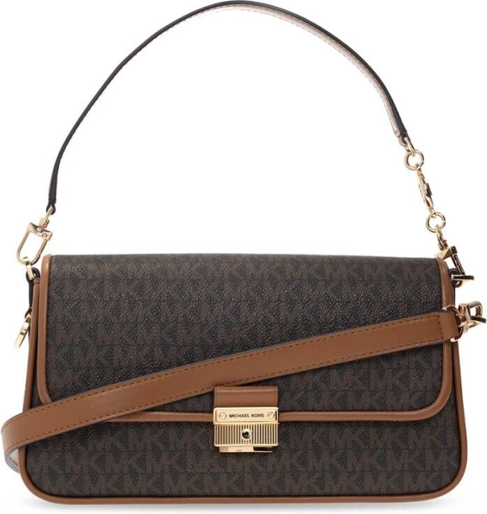 Michael Kors Schoudertas Bradshaw Sm Conv Shoulder Bruin