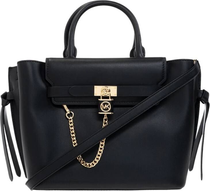 Michael Kors Handtas Hamilton Legacy Large Belted Satchel Zwart