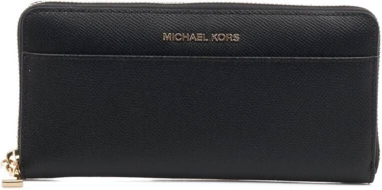 Michael Kors 9385 jet set pocket za continental wallet black