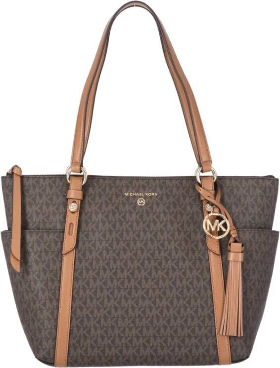 Michael Kors Sullivan Small Convertible Top Zip Tote Zwart