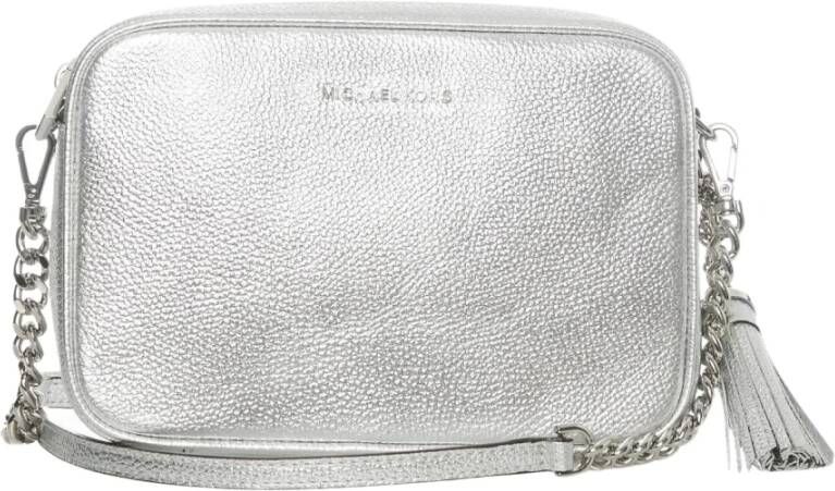 Michael Kors Women Bags Cross Body Silver Ss23 , Grijs, Dames