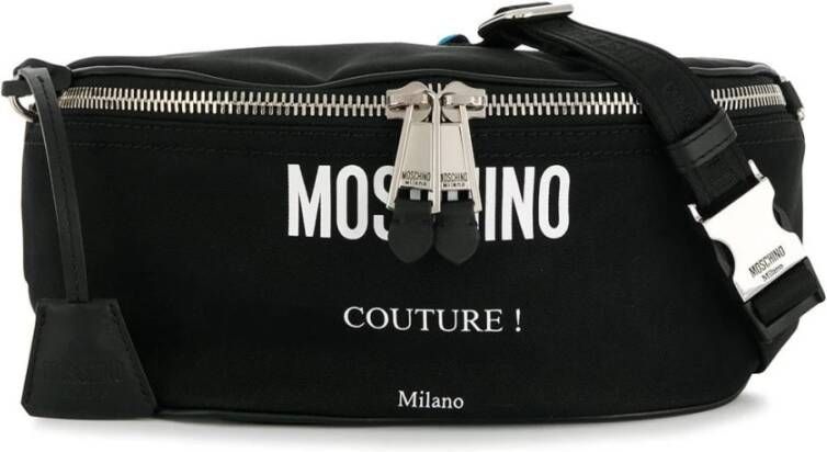 Moschino Bæltetaske , Zwart, Heren
