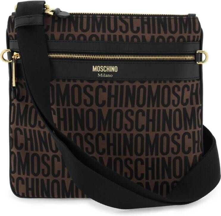 Moschino Schoudertassen Bruin Heren