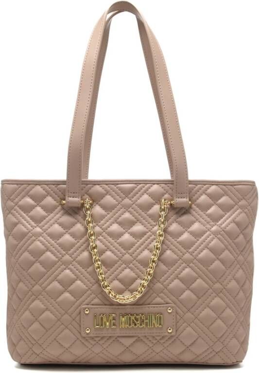 Moschino Schoudertassen Beige Dames