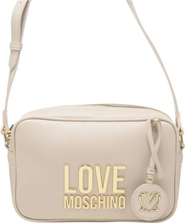 Moschino Schoudertassen Beige Dames