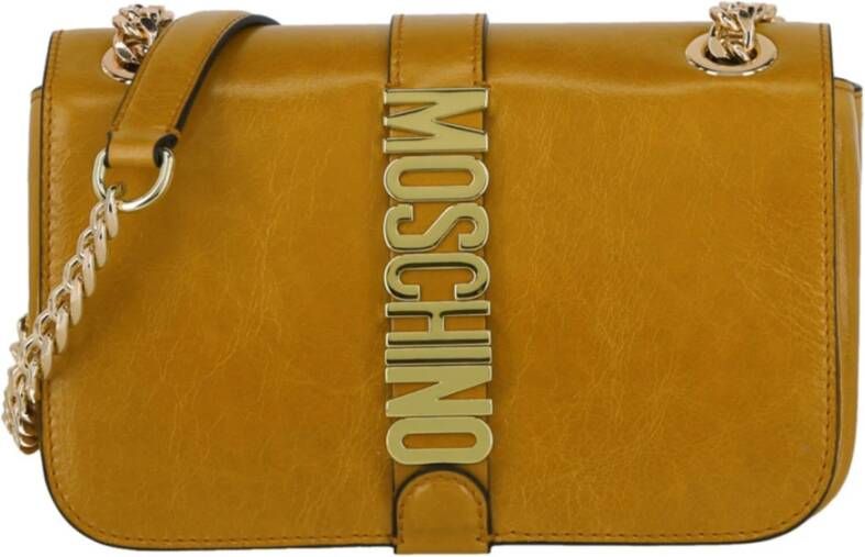Moschino Schoudertas , Beige, Dames